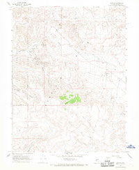 Pamlico Nevada Historical topographic map, 1:24000 scale, 7.5 X 7.5 Minute, Year 1967