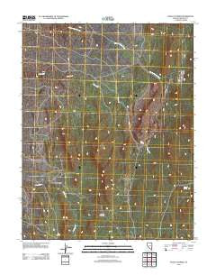 Panaca Summit Nevada Historical topographic map, 1:24000 scale, 7.5 X 7.5 Minute, Year 2012