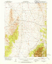 Pancake Summit Nevada Historical topographic map, 1:62500 scale, 15 X 15 Minute, Year 1951