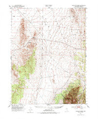 Pancake Summit Nevada Historical topographic map, 1:62500 scale, 15 X 15 Minute, Year 1951