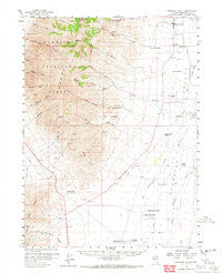 Paradise Valley Nevada Historical topographic map, 1:62500 scale, 15 X 15 Minute, Year 1958