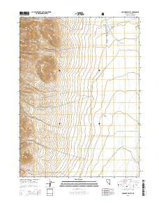 Paradise Valley Nevada Current topographic map, 1:24000 scale, 7.5 X 7.5 Minute, Year 2015
