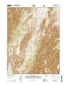 Park Mountain Nevada Current topographic map, 1:24000 scale, 7.5 X 7.5 Minute, Year 2014