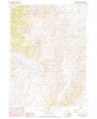 Parrot Peak Nevada Historical topographic map, 1:24000 scale, 7.5 X 7.5 Minute, Year 1990