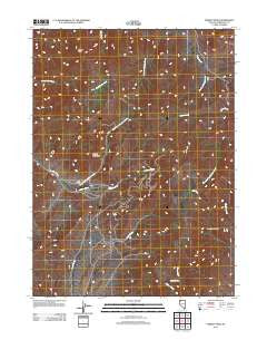 Parrot Peak Nevada Historical topographic map, 1:24000 scale, 7.5 X 7.5 Minute, Year 2011