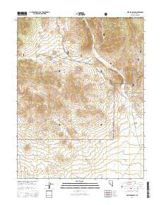 Peavine Ranch Nevada Current topographic map, 1:24000 scale, 7.5 X 7.5 Minute, Year 2014