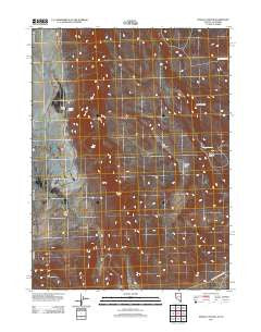 Pegleg Canyon Nevada Historical topographic map, 1:24000 scale, 7.5 X 7.5 Minute, Year 2011