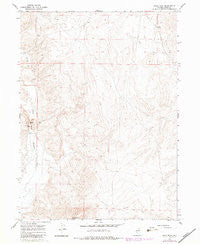 Peko Peak Nevada Historical topographic map, 1:24000 scale, 7.5 X 7.5 Minute, Year 1967