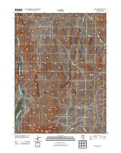 Peko Peak Nevada Historical topographic map, 1:24000 scale, 7.5 X 7.5 Minute, Year 2012