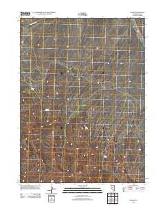 Pequop Nevada Historical topographic map, 1:24000 scale, 7.5 X 7.5 Minute, Year 2012