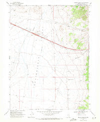 Pequop Summit SW Nevada Historical topographic map, 1:24000 scale, 7.5 X 7.5 Minute, Year 1968