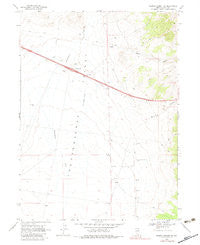 Pequop Summit SW Nevada Historical topographic map, 1:24000 scale, 7.5 X 7.5 Minute, Year 1968