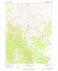 Pequop Summit Nevada Historical topographic map, 1:24000 scale, 7.5 X 7.5 Minute, Year 1968