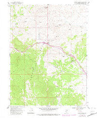 Pequop Summit Nevada Historical topographic map, 1:24000 scale, 7.5 X 7.5 Minute, Year 1968