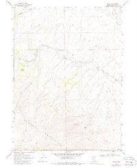 Pequop Nevada Historical topographic map, 1:24000 scale, 7.5 X 7.5 Minute, Year 1968