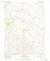 Pequop Nevada Historical topographic map, 1:24000 scale, 7.5 X 7.5 Minute, Year 1968