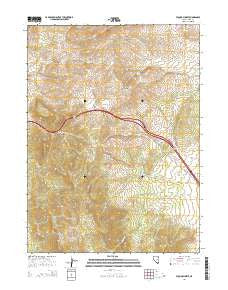 Pequop Summit Nevada Current topographic map, 1:24000 scale, 7.5 X 7.5 Minute, Year 2014