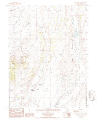 Pete Hanson Creek Nevada Historical topographic map, 1:24000 scale, 7.5 X 7.5 Minute, Year 1986