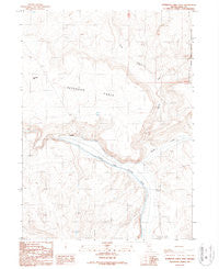 Peterson Table East Nevada Historical topographic map, 1:24000 scale, 7.5 X 7.5 Minute, Year 1987