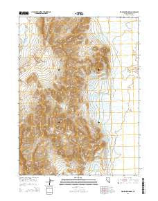Pidgeon Spring SW Nevada Current topographic map, 1:24000 scale, 7.5 X 7.5 Minute, Year 2015