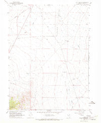 Pilot Peak NW Nevada Historical topographic map, 1:24000 scale, 7.5 X 7.5 Minute, Year 1967