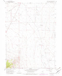 Pilot Peak NW Nevada Historical topographic map, 1:24000 scale, 7.5 X 7.5 Minute, Year 1967