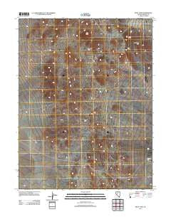 Pilot Cone Nevada Historical topographic map, 1:24000 scale, 7.5 X 7.5 Minute, Year 2011