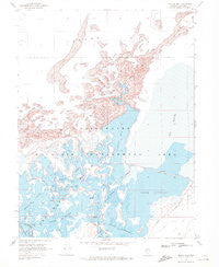 Pintail Bay Nevada Historical topographic map, 1:24000 scale, 7.5 X 7.5 Minute, Year 1969