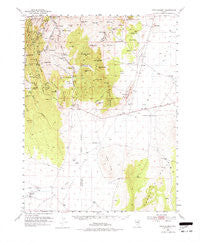 Pinto Summit Nevada Historical topographic map, 1:62500 scale, 15 X 15 Minute, Year 1953