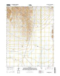 Pinto Summit SW Nevada Current topographic map, 1:24000 scale, 7.5 X 7.5 Minute, Year 2014
