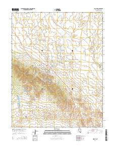 Pioche Nevada Current topographic map, 1:24000 scale, 7.5 X 7.5 Minute, Year 2014