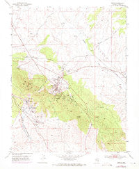 Pioche Nevada Historical topographic map, 1:24000 scale, 7.5 X 7.5 Minute, Year 1953