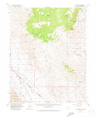 Piper Peak Nevada Historical topographic map, 1:62500 scale, 15 X 15 Minute, Year 1963