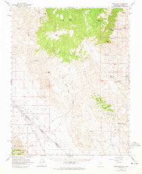 Piper Peak Nevada Historical topographic map, 1:62500 scale, 15 X 15 Minute, Year 1963