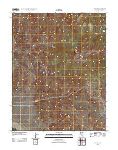 Piper Peak Nevada Historical topographic map, 1:24000 scale, 7.5 X 7.5 Minute, Year 2011