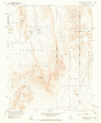 Plutonium Valley Nevada Historical topographic map, 1:24000 scale, 7.5 X 7.5 Minute, Year 1960