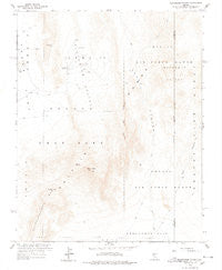 Plutonium Valley Nevada Historical topographic map, 1:24000 scale, 7.5 X 7.5 Minute, Year 1960