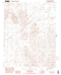Point of Rocks Nevada Historical topographic map, 1:24000 scale, 7.5 X 7.5 Minute, Year 1984