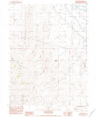 Pole Creek Nevada Historical topographic map, 1:24000 scale, 7.5 X 7.5 Minute, Year 1983