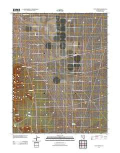 Pony Springs Nevada Historical topographic map, 1:24000 scale, 7.5 X 7.5 Minute, Year 2012