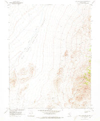 Portuguese Mtn NW Nevada Historical topographic map, 1:24000 scale, 7.5 X 7.5 Minute, Year 1968