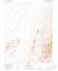 Portuguese Mtn NW Nevada Historical topographic map, 1:24000 scale, 7.5 X 7.5 Minute, Year 1968