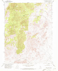Portuguese Mtn Nevada Historical topographic map, 1:24000 scale, 7.5 X 7.5 Minute, Year 1968