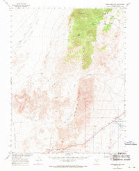 Portuguese Mtn Nevada Historical topographic map, 1:62500 scale, 15 X 15 Minute, Year 1968