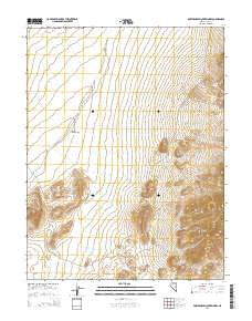 Portuguese Mountain NW Nevada Current topographic map, 1:24000 scale, 7.5 X 7.5 Minute, Year 2014