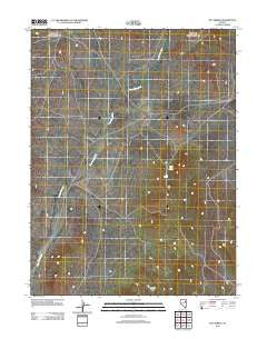 Pot Spring Nevada Historical topographic map, 1:24000 scale, 7.5 X 7.5 Minute, Year 2012