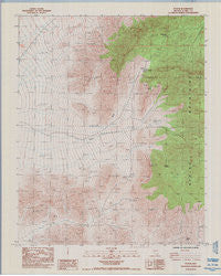 Potosi Nevada Historical topographic map, 1:24000 scale, 7.5 X 7.5 Minute, Year 1984