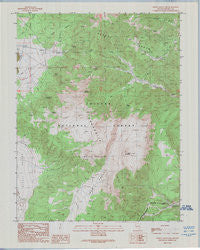 Powell Mountain Nevada Historical topographic map, 1:24000 scale, 7.5 X 7.5 Minute, Year 1989