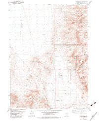 Powers Well Nevada Historical topographic map, 1:24000 scale, 7.5 X 7.5 Minute, Year 1979