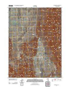 Powers Well Nevada Historical topographic map, 1:24000 scale, 7.5 X 7.5 Minute, Year 2011
